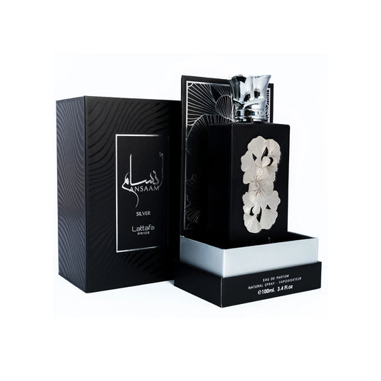 Ansaam Silver Eau De Parfum 100ml by Lattafa