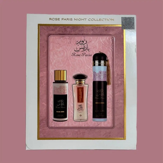 Rose Paris Night Collection 3 Piece Gift Set Ard al Zaafaran