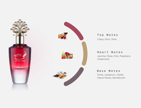 Nuha Cherry Blush | Eau De Parfum 85ml | by Khadlaj