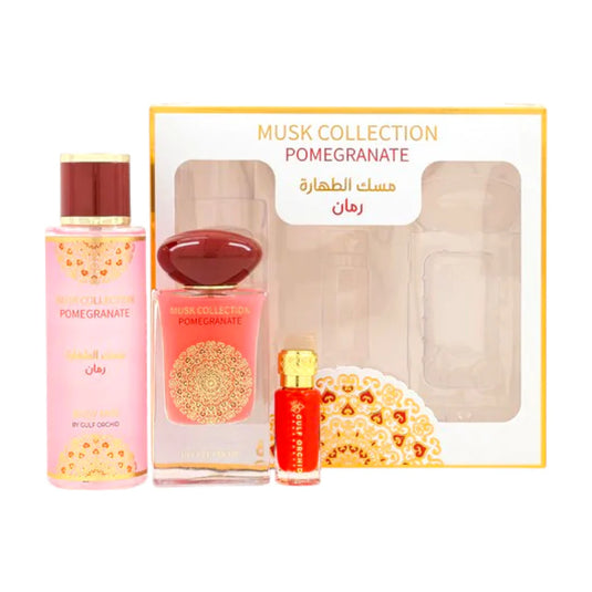 MUSK TAHARA POMEGRANATE GIFT SET BY GULF ORCHID