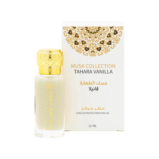 MUSK TAHARA VANILLA PERFUME OIL 12ML BY GULF ORCHID