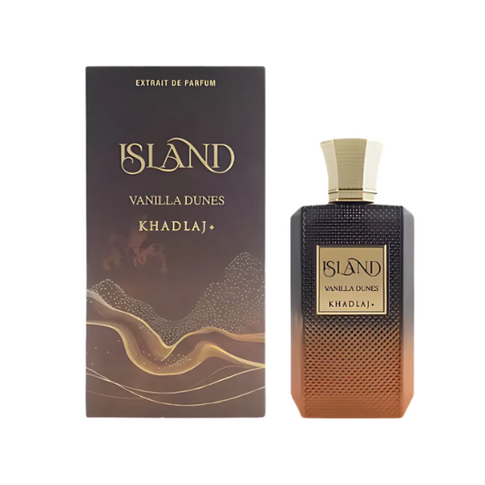 Khadlaj Island Vanilla dune 100ml Extrait Perfume for Women and Men