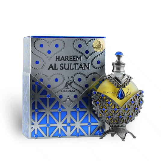 Hareem Al Sultan Blue Concentrated Perfume Oil 35ml (Attar) by Khadlaj