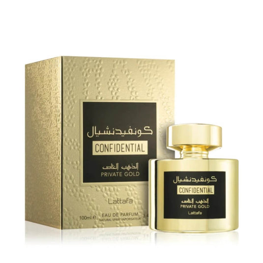 Confidential Private Gold 100ml EDP by Lattafa