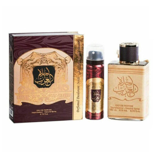 Ahlam Al Arab 80ml EDP with Free Deo by Ard Al Zaafaran